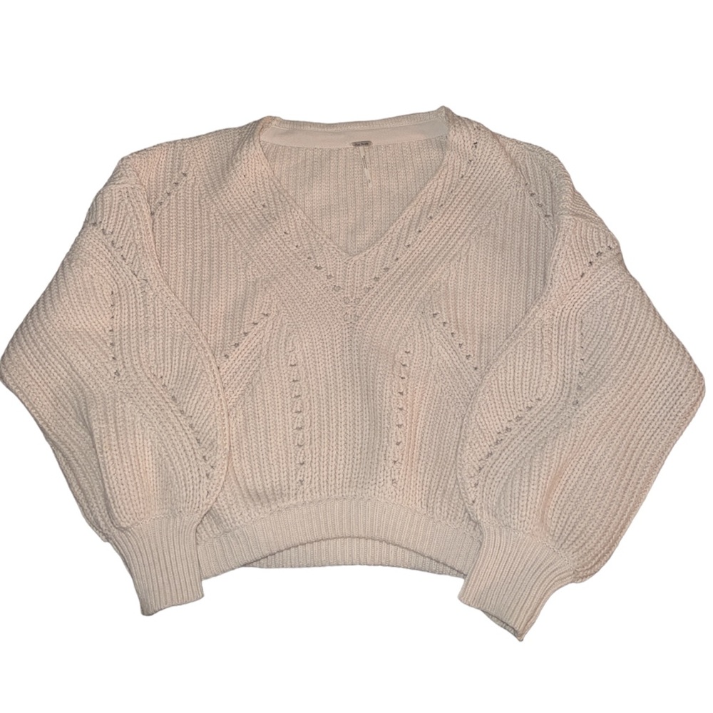 Free People Crochet Sweater, Size S
